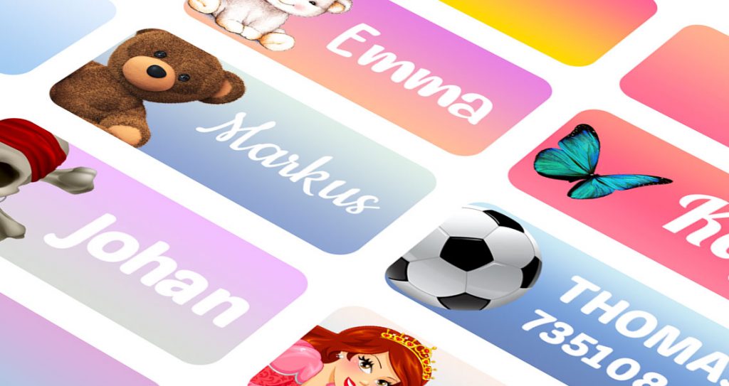 Nordic print Navnelapper | Verdens Tøffeste Navnelapper. Bestill her!